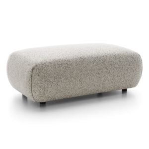 Puf tapicerowany Pocket, obłe kształty