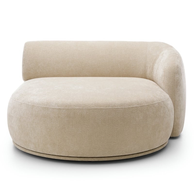 Otomana modułowa Nobo prawostronna, obłe kształty