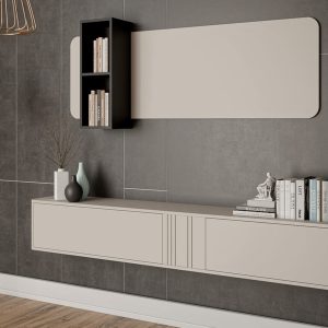 Półka wisząca kaszmir mat 160 x 20 cm Luvio