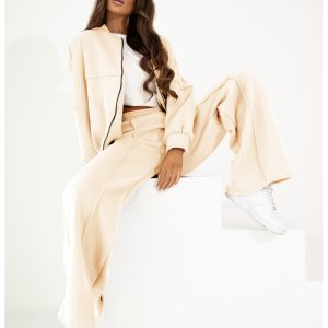 Komplet dresowy bluza + spodnie ALESI - waniliowy