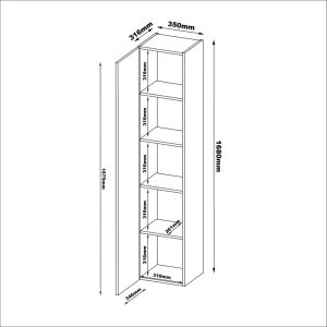 Witryny i kredensy Witryny